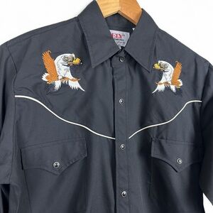 Embroidered Eagle Western Shirt